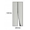 DOBO TENDA ZANZARIERA MAGNETICA CON CALAMITA 140 X 240 CM NERA PER ...