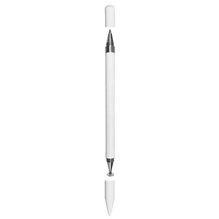 Penna stilo punta touch multifunzione YX Bianca 9x160 mm touch screen telefoni