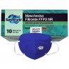 SaniWorld 20x MASCHERINE FFP2 ITALIANE CERTIFICATE CE COLORE BLU mo...