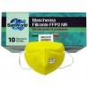 SaniWorld 20x MASCHERINE FFP2 ITALIANE CERTIFICATE COLORE GIALLO mo...