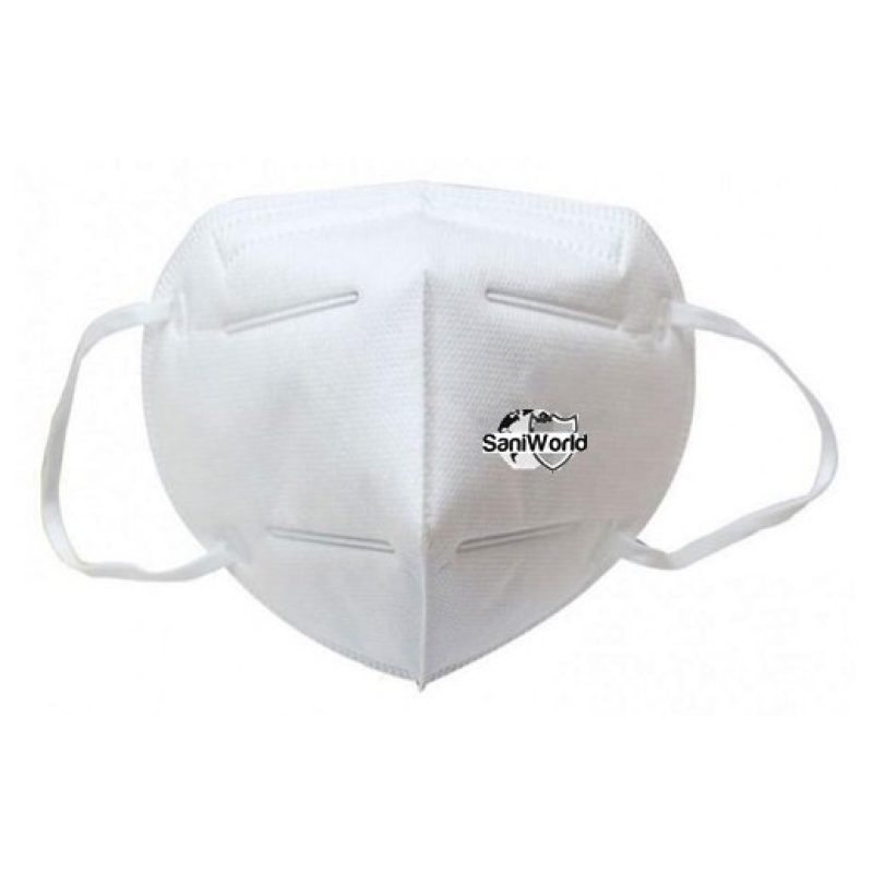 SaniWorld 20x MASCHERINE FFP2 ITALIANE CERTIFICATE CE COLORE BIANCO...