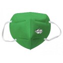 40x Mascherine FFP2 Italia certificate CE colore Verde monouso Naso Bocca viso