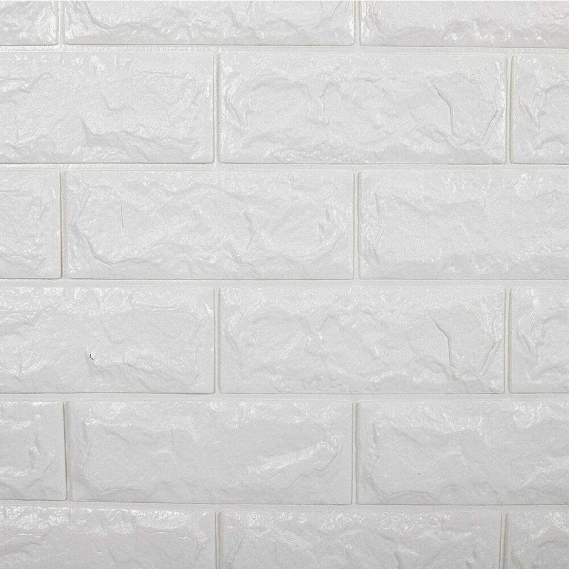 DOBO 2x pannelli da parete 3D effetto pietra carta da parati 70x77 ...