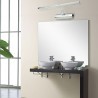 - Senza marca/Generico - Applique lampada da parete cromata muro sp...