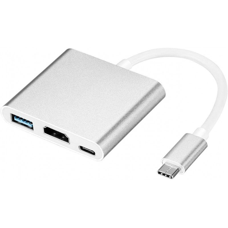 DOBO Adattatore da Type-C a HDMI Multi porta USB 3.1 porta audio vi...