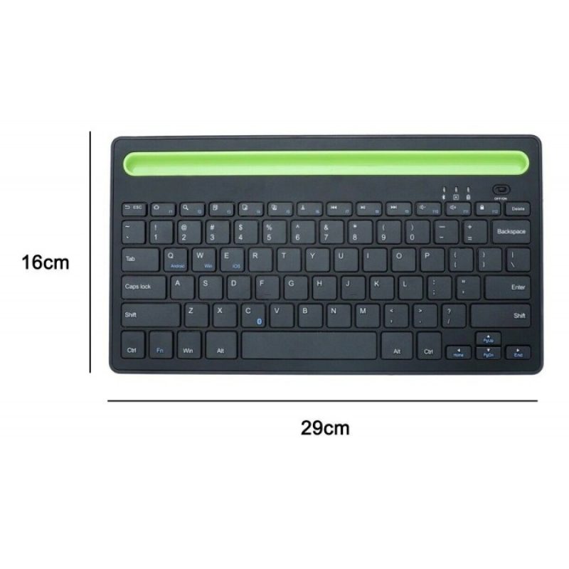 Andowl TASTIERA BLUETOOTH PER SMARTPHONE TABLET SUPPORTO SENZA FILI...