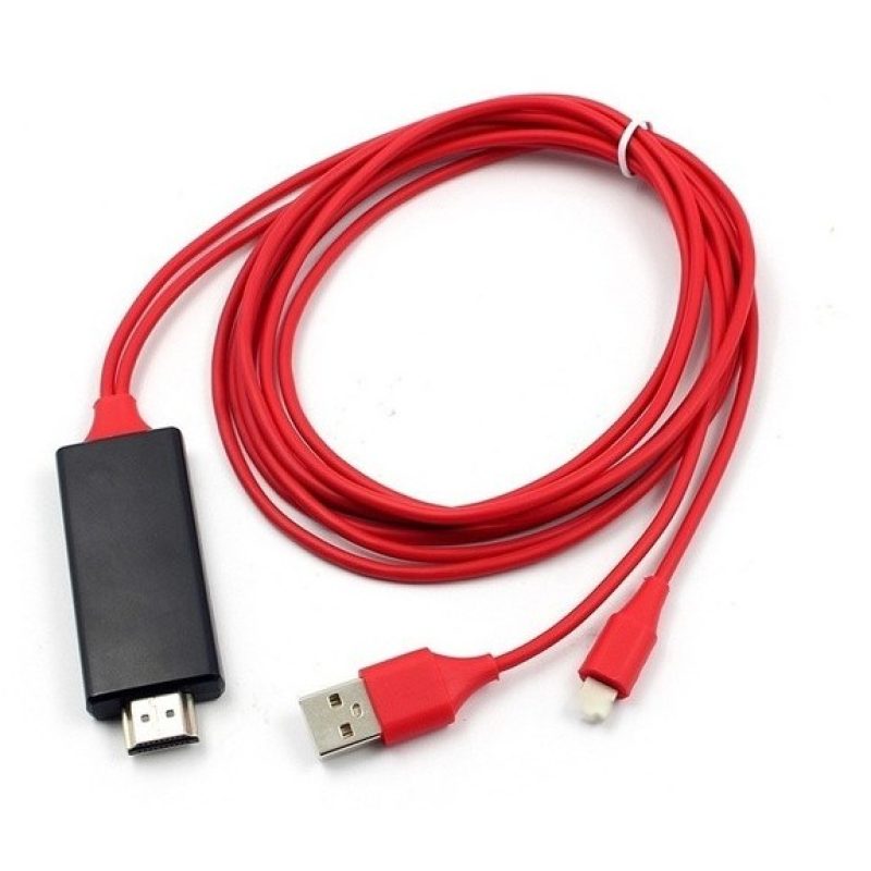 Generico USB a AV HDMI HDTV Tv Cavo lightning ricarica trasmissione...