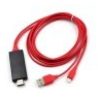 Generico USB a AV HDMI HDTV Tv Cavo lightning ricarica trasmissione...