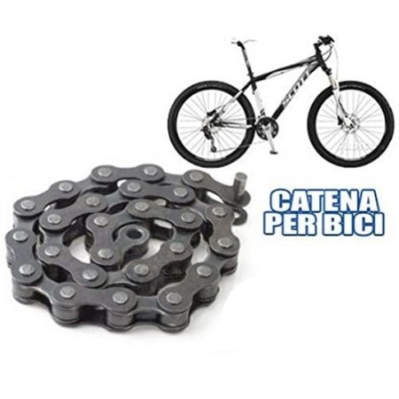 Catena ricambio bicicletta 1/2" x 3/32" 116 Maglie strada bike acciaio bici 116L