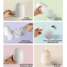Diffusore di aromi umidificatore aromaterapia purifica aria e colorata lampada di design 100ml - Diffusore lampada relax design