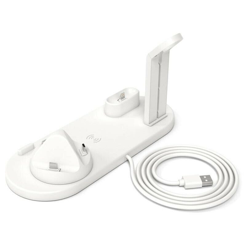 Andowl 3 in 1 base ricarica docking station wireless per Apple iPho...
