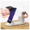Andowl 3 in 1 base ricarica docking station wireless per Apple iPho...
