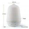 Diffusore di aromi umidificatore aromaterapia purifica aria e colorata lampada di design 100ml - Diffusore lampada relax design