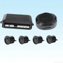 Kit 4 sensori parcheggio neri cicalino senza display auto furgone retromarcia