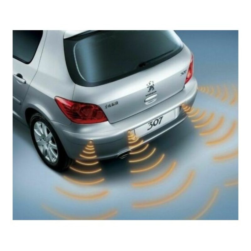 - Senza marca/Generico - Kit 4 sensori parcheggio bianco cicalino s...