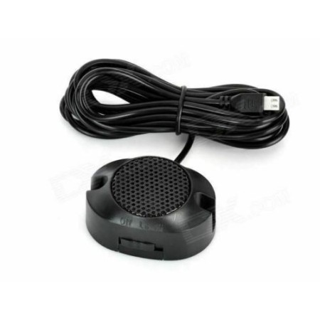 Kit 4 sensori parcheggio bianco cicalino senza display auto furgone retromarcia