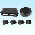 Kit 4 sensori parcheggio grigio cicalino senza display auto furgone retromarcia