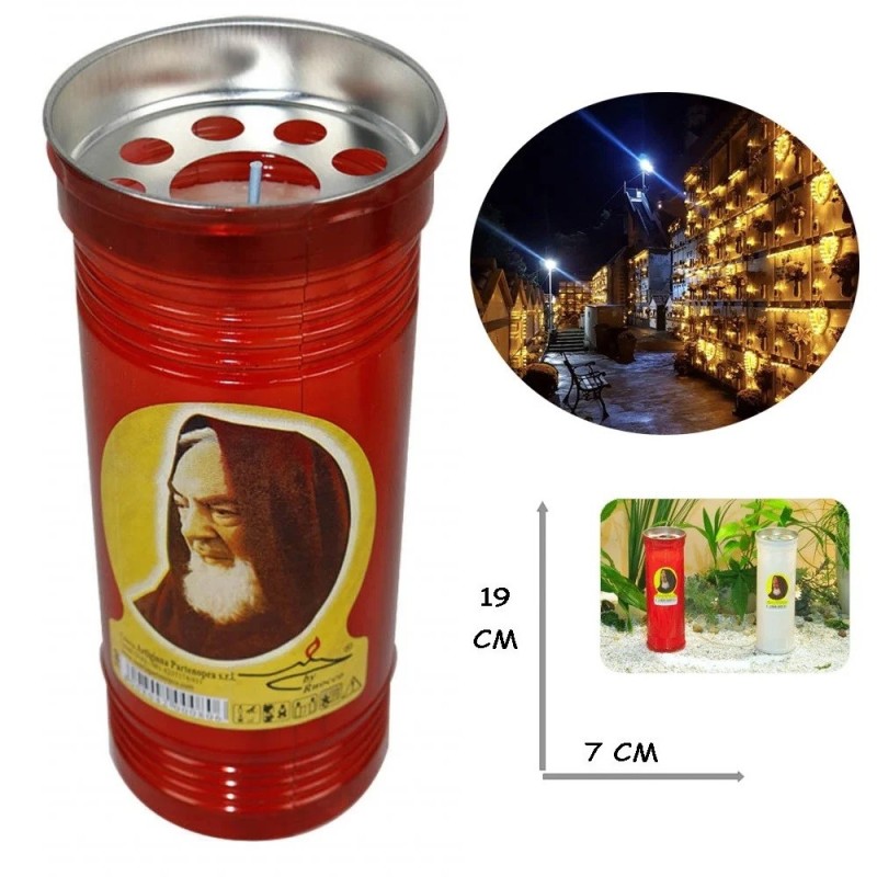 - Senza marca/Generico - Lumino votivo T.50 19 Cm extra Santo Padre...