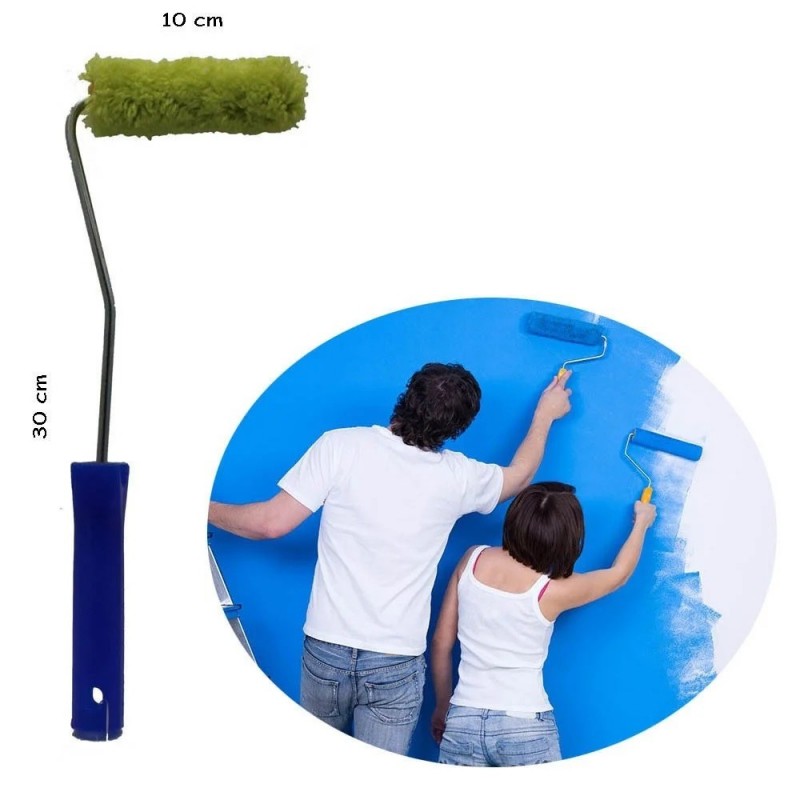 RULLO PER RADIATORE 10 Cm IN TESSUTO ACRILICO CON MANICO 30 Cm