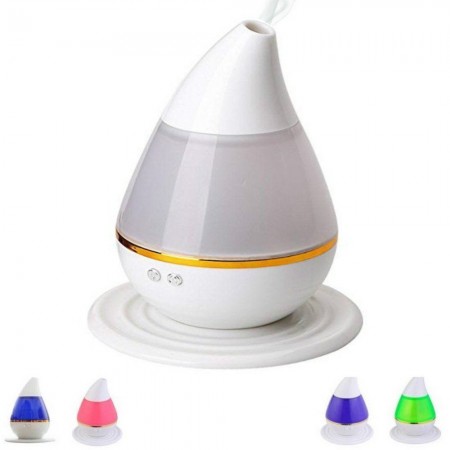 Diffusore di aromi a goccia umidificatore ad ultrasuoni aromaterapia purifica aria e colorata lampada di design 250ml