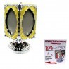 DOBO PORTAFOTO 17x10 Cm CON ROTAZIONE AUTOMATICA 360° CORNICE GIREV...