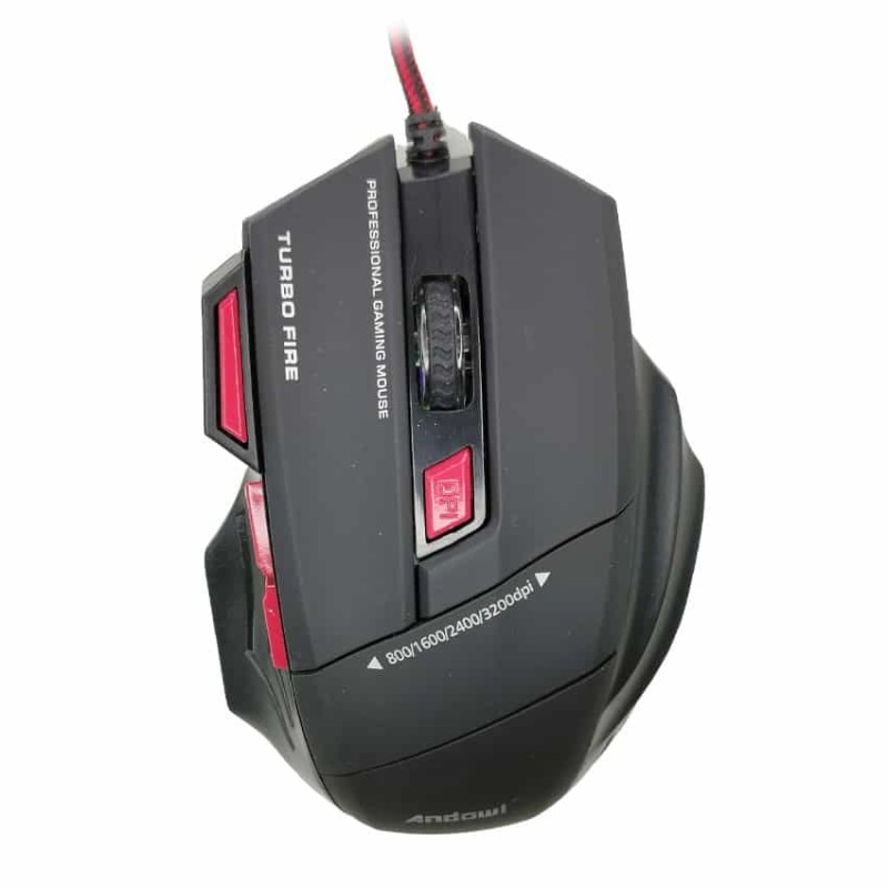 Andowl Gaming tastiera e mouse slim da gioco layout italiano Led RG...