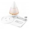 Diffusore di aromi a goccia umidificatore ad ultrasuoni aromaterapia purifica aria e colorata lampada di design 250ml
