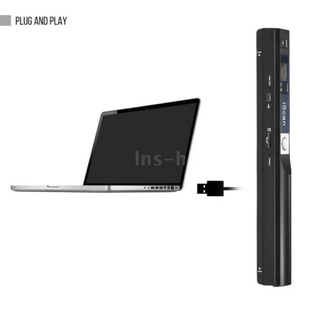 Portatile Wireless ISCAN SCANNER LCD Display A4 Size HD 900DPI JPG / PDF Formate