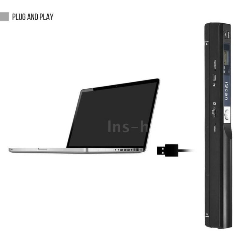 DOBO Portatile Wireless ISCAN SCANNER LCD Display A4 Size HD 900DPI...