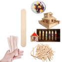 120 BASTONCINI IN LEGNO 15 CM MINI NATURAL CANTINI DECORAZIONI HOBBISTICA HOBBY
