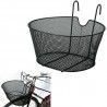 Generico CESTINO ANTERIORE OVALE CON GANCI 38x30x22 CM BICICLETTA C...