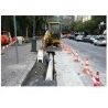Generico Cono stradale birillo bicolore arancio polietilene fascia ...