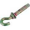 Generico 2x TASSELLO CARICO PESANTI GANCI SLM-G 10 ACCIAIO CON GANC...