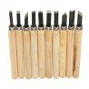 Generico SET 10 PZ SGORBIE PER INTAGLIO SCALPELLI SCALPELLINI UTENS...