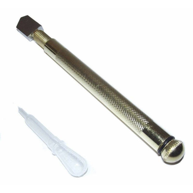 Generico 2x Taglia vetro con serbatoio olio diamante tagliavetro in...