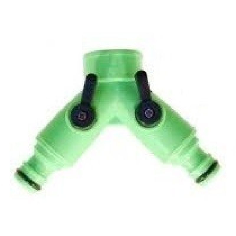 DOBO PORTAGOMMA RACCORDO DOPPIA USCITA PER TUBO ACQUA CON RUBINETTI...