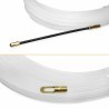 Generico SONDA MOLLA PASSACAVO 10 MT 3MM IN NYLON FILO PILOTA PASSA...