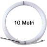Generico SONDA MOLLA PASSACAVO 10 MT 3MM IN NYLON FILO PILOTA PASSA...