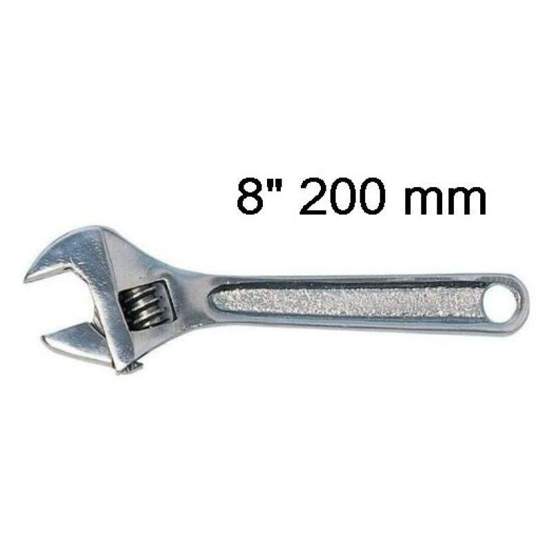 Iron Chiave inglese a rullo rullino regolabile in acciaio 8" 150 mm...