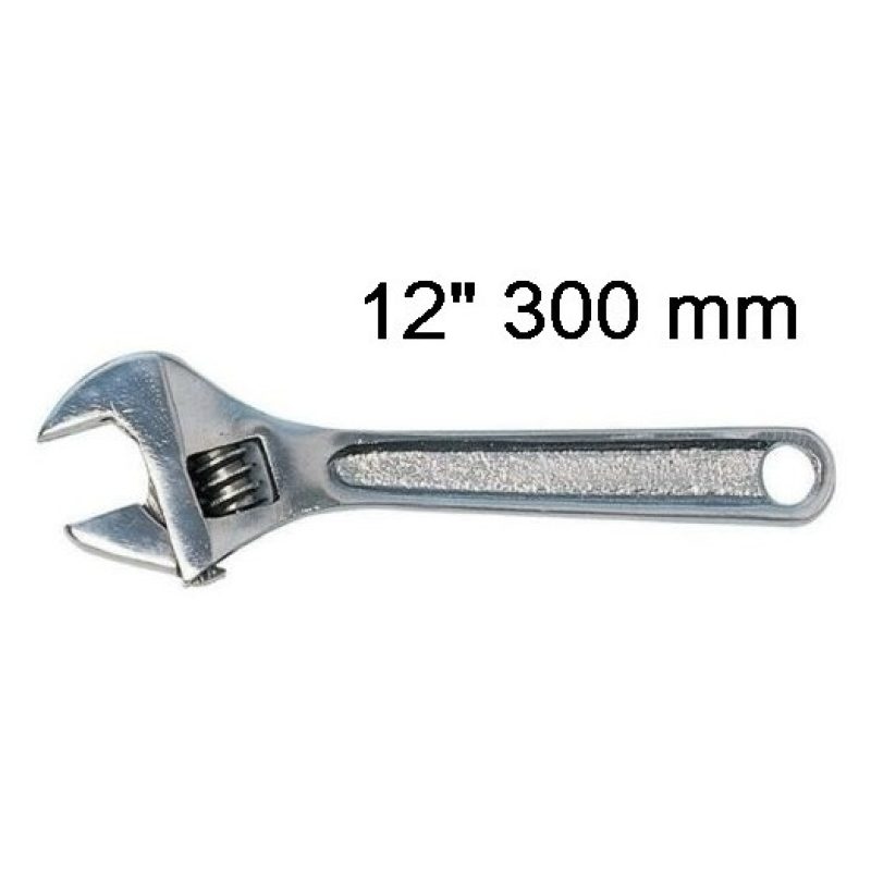 Generico Chiave inglese a rullo rullino regolabile in acciaio 12" 3...