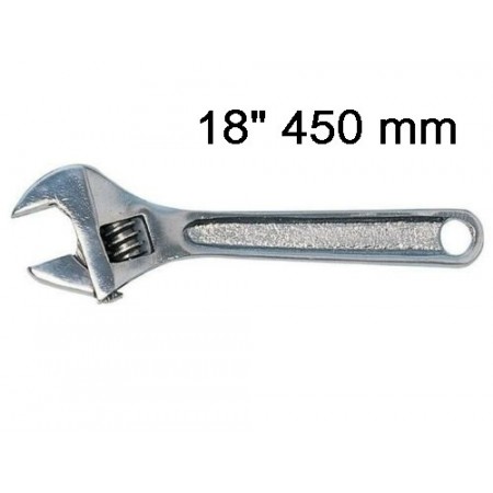Chiave inglese a rullo rullino regolabile in acciaio 18" 450 mm multifunzione