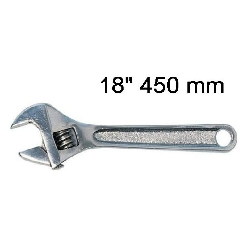 Iron Chiave inglese a rullo rullino regolabile in acciaio 18" 450 m...