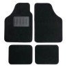 Generico SET 4 TAPPETINI TAPPETI AUTO VAN CAMION GOMMA NERA UNIVERS...