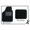 Generico SET 4 TAPPETINI TAPPETI AUTO VAN CAMION GOMMA NERA UNIVERS...