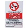 Iron 12x Cartello Vietato fumare Legge 16 Gennaio 2003 20 x 30 Cm a...
