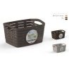 CESTO GRANDE MNAIGLIE IN PLASTICA MULTIFUNZIONE CONTENITORE BOX 23X...
