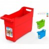 WeHome CESTO DISPENSA CONTENITORE TROLLEY IN PLASTICA CON RUOTE COL...