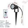 DRIWEI FARETTO FARO LED GIARDINO 6W SUPPORTO PICCHETTO LUCE CALDA 4...