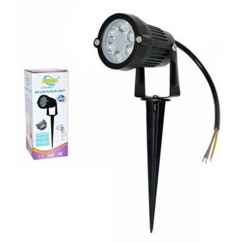 DRIWEI FARETTO FARO LED GIARDINO 6W SUPPORTO PICCHETTO LUCE CALDA 3...