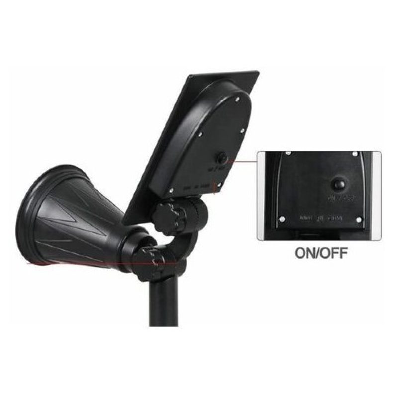 DRIWEI FARETTO FARO LED GIARDINO 7W SUPPORTO PICCHETTO LUCE SOLARE ...